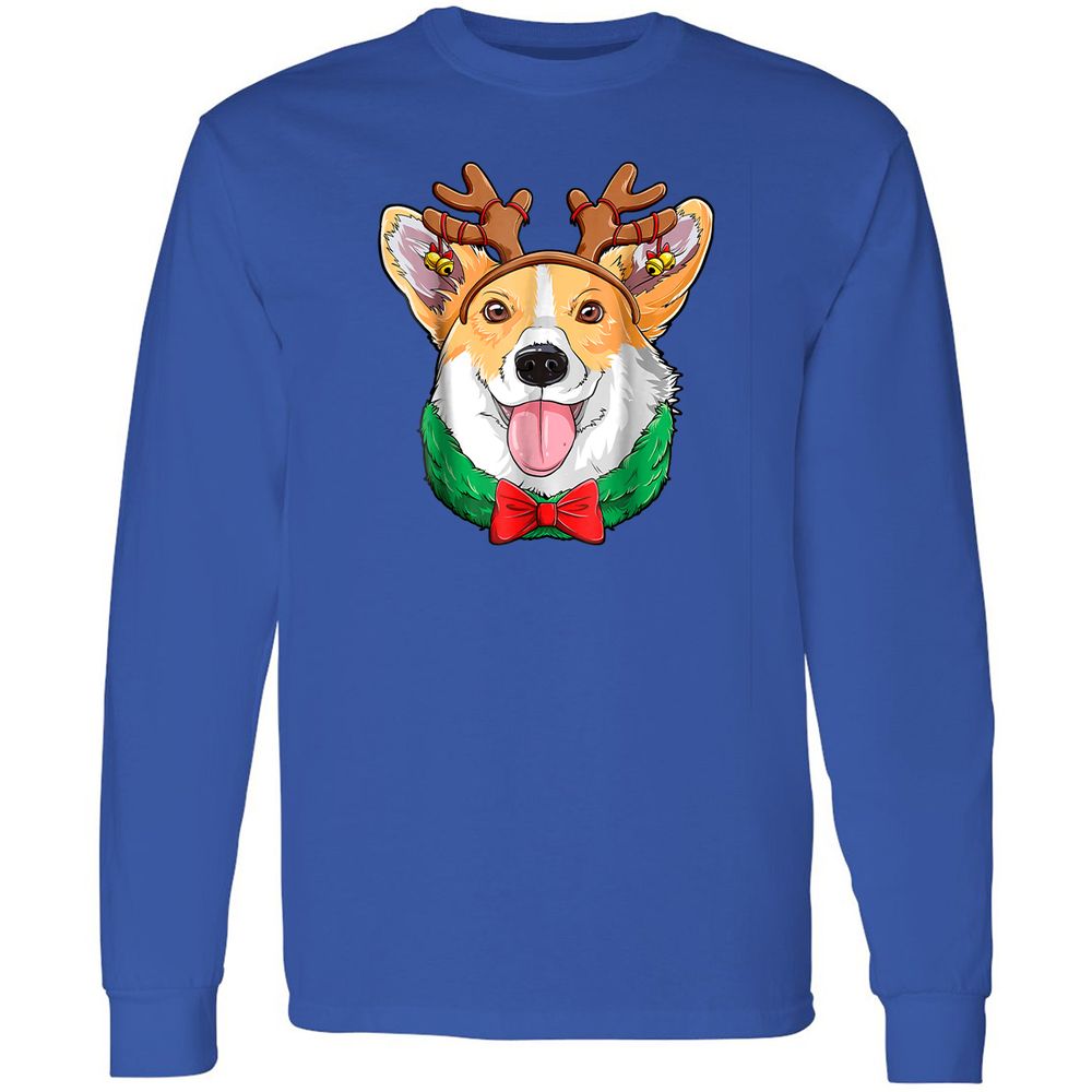 Long Sleeve T-Shirt - QGGBVF6A - Royal - 8