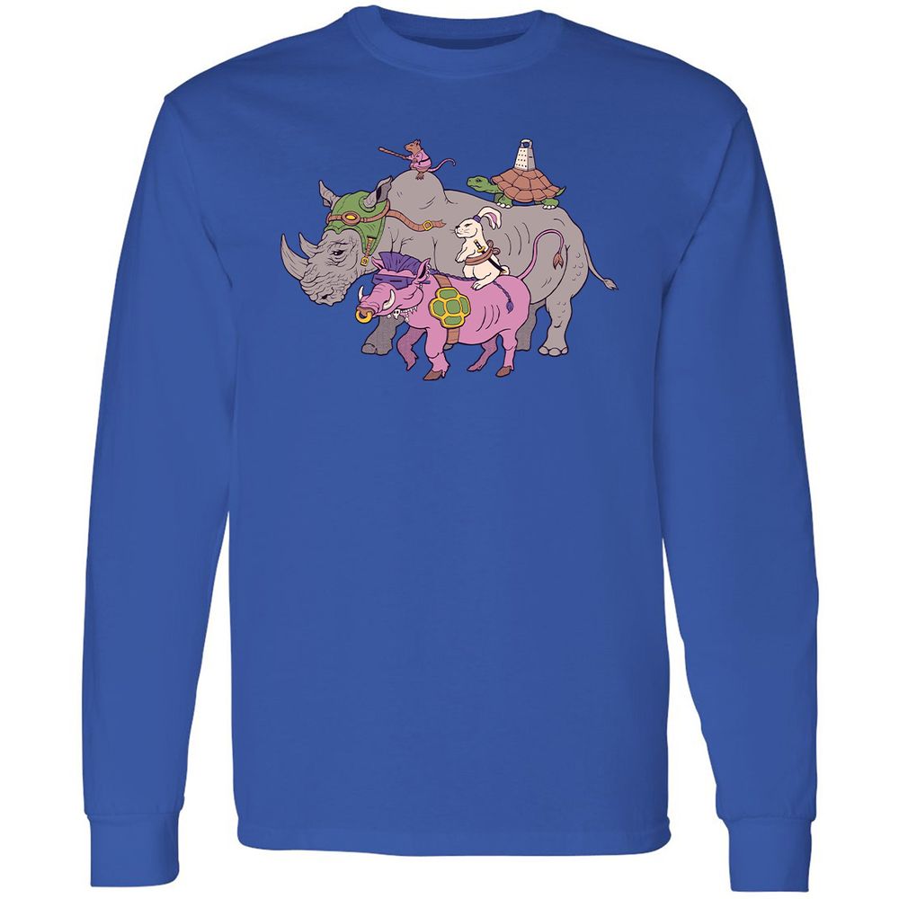 Long Sleeve T-Shirt - Z4FGDXWY - Royal - 8