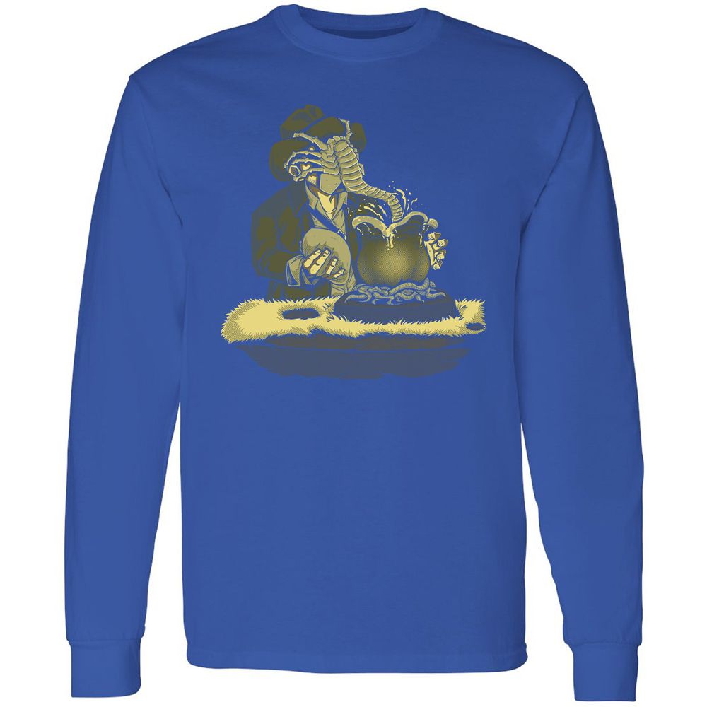 Long Sleeve T-Shirt - 3T9ENYA4 - Royal - 8