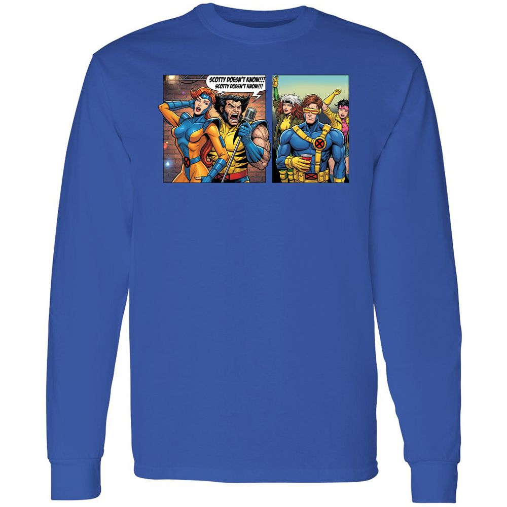 Long Sleeve T-Shirt - 9T4ANNYE - Royal - 8