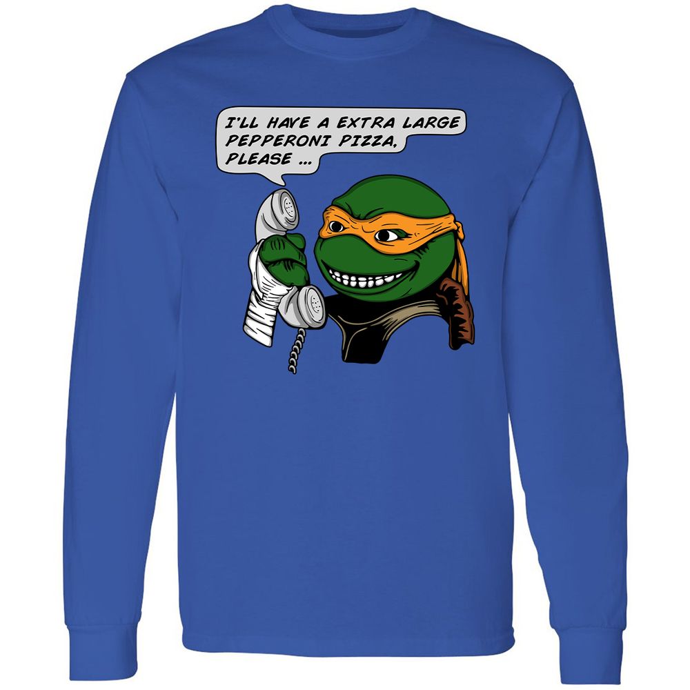 Long Sleeve T-Shirt - 7A8T357G - Royal - 8