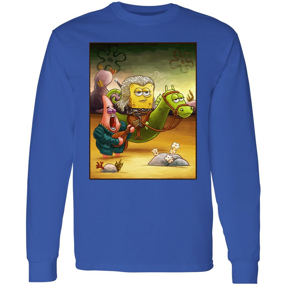 Long Sleeve T-Shirt - UZFZV3RH - Royal - 8