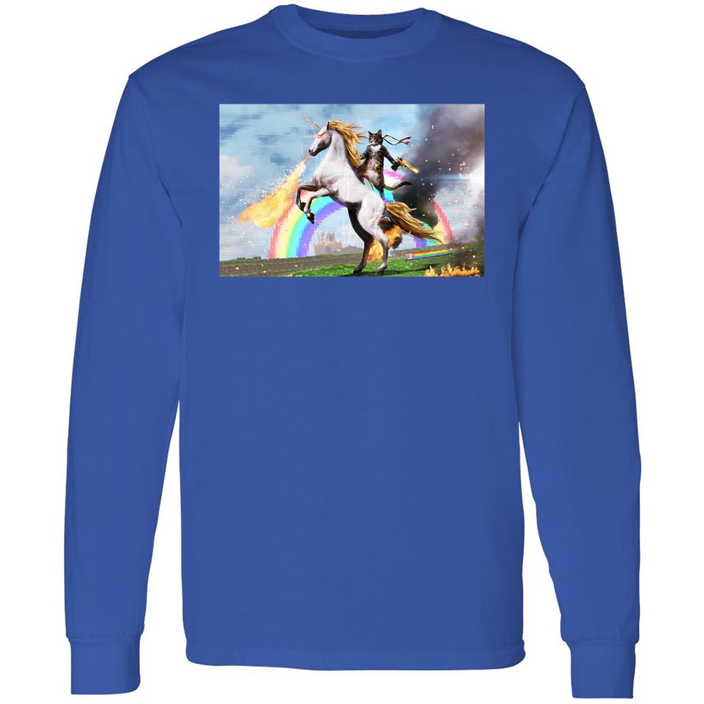 Long Sleeve T-Shirt - N21FGS4T - Royal - 8