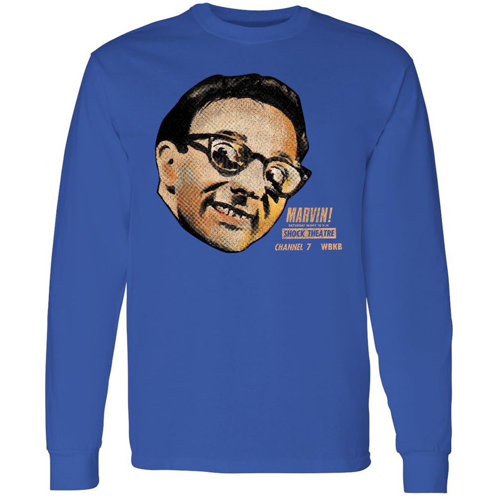 Long Sleeve T-Shirt - B1R8H8L4 - Royal - 8