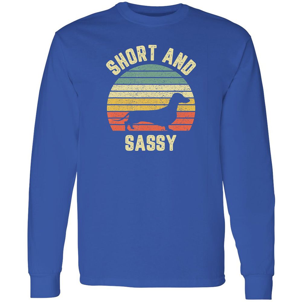 Long Sleeve T-Shirt - 7C1SB3LK - Royal - 8