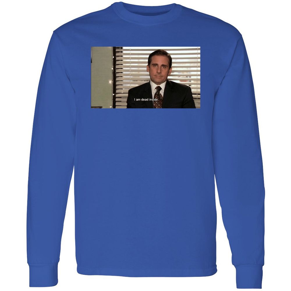 Long Sleeve T-Shirt - ZU1BB8JE - Royal - 8