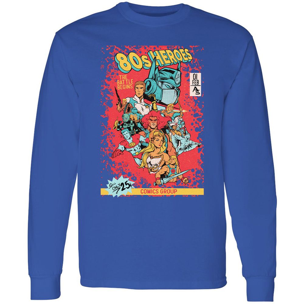 Long Sleeve T-Shirt - 8ZK34V5G - Royal - 8