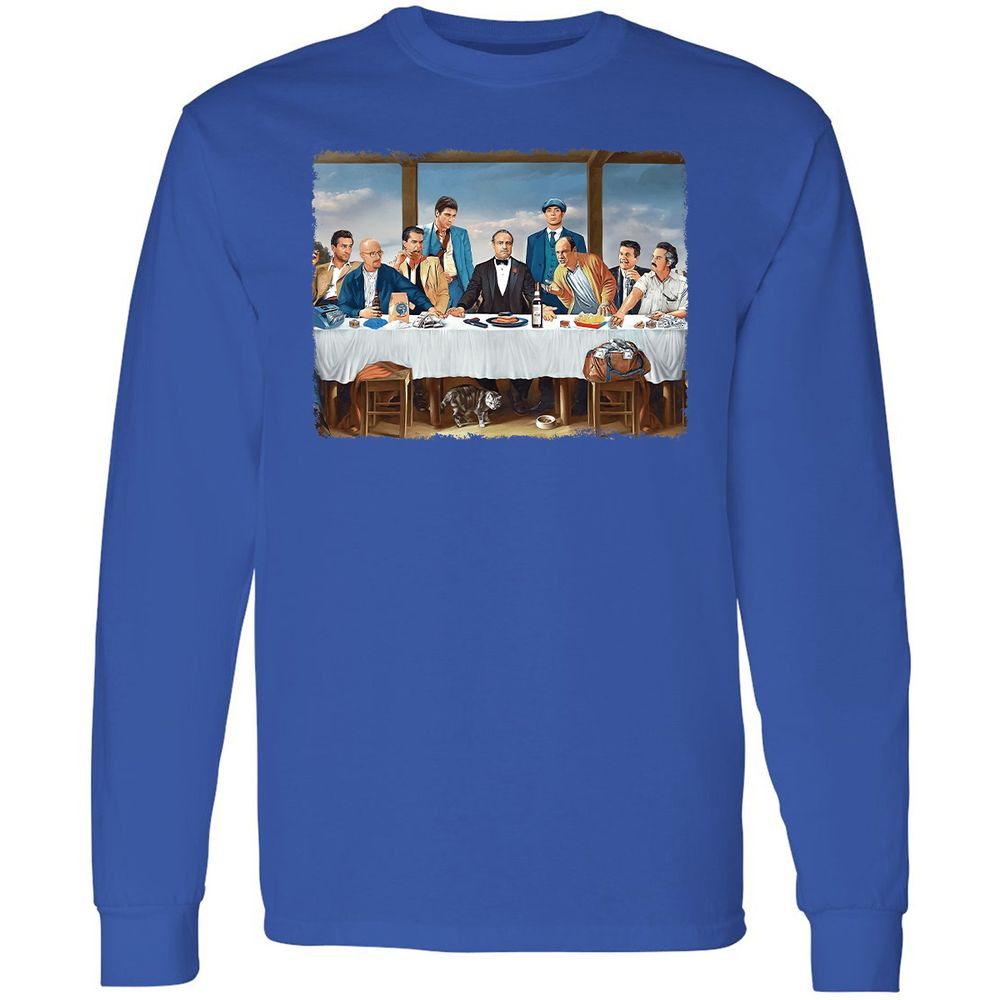 Long Sleeve T-Shirt - KWZPUGNG - Royal - 8