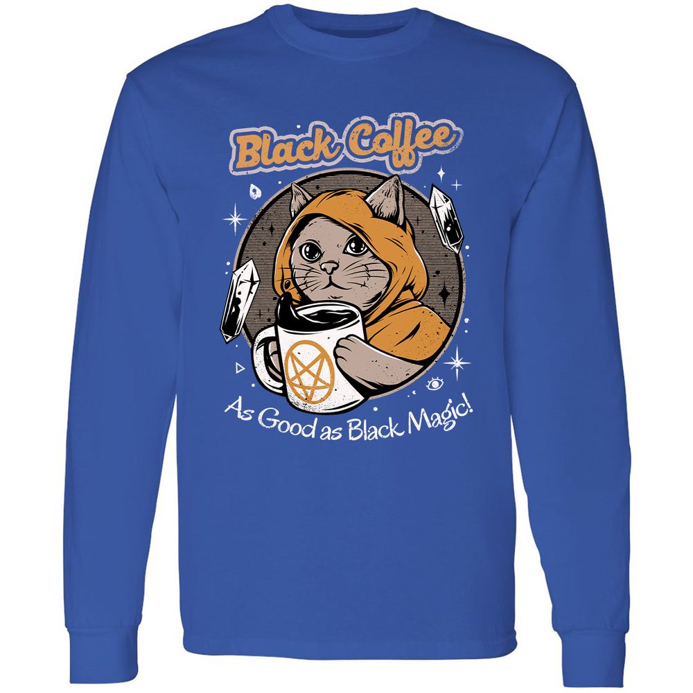 Long Sleeve T-Shirt - FHDZHPJF - Royal - 8