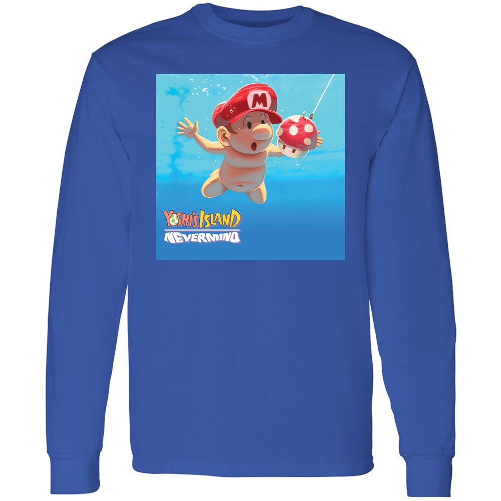 Long Sleeve T-Shirt - AZSKKE81 - Royal - 8