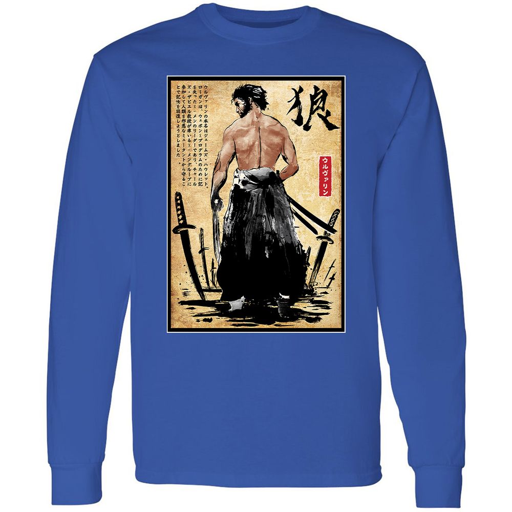 Long Sleeve T-Shirt - WLAHSB6H - Royal - 8