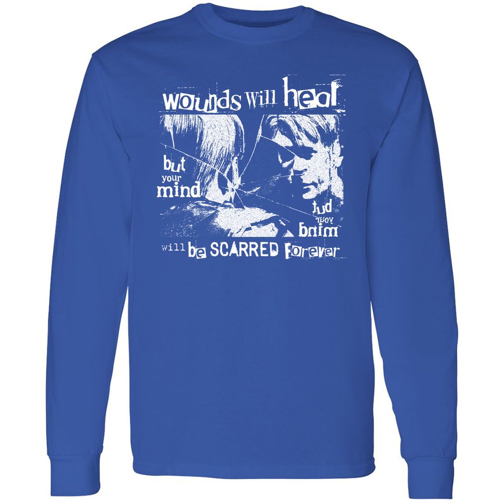 Long Sleeve T-Shirt - JRG5ZDXK - Royal - 8
