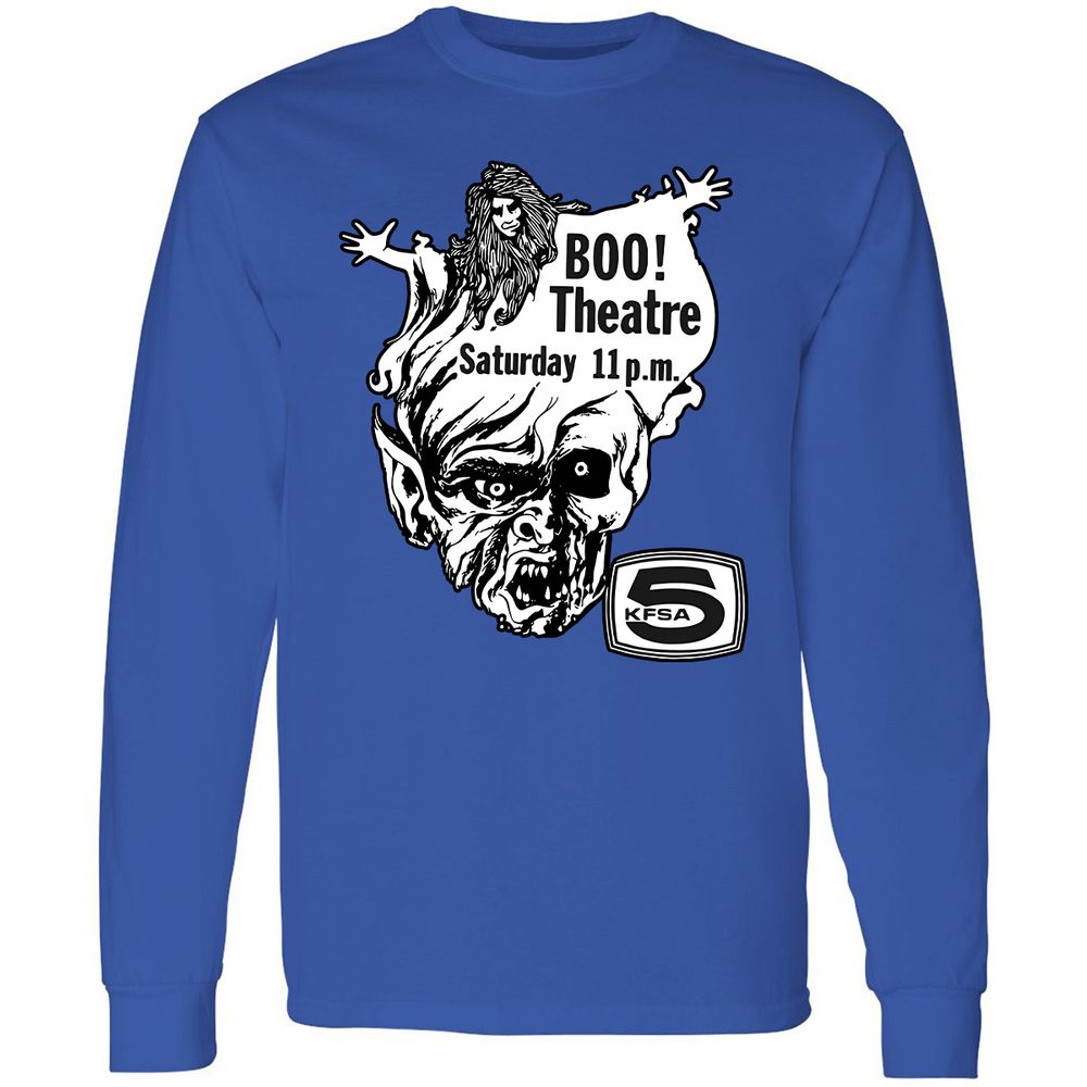 Long Sleeve T-Shirt - 7D4MJQ43 - Royal - 8