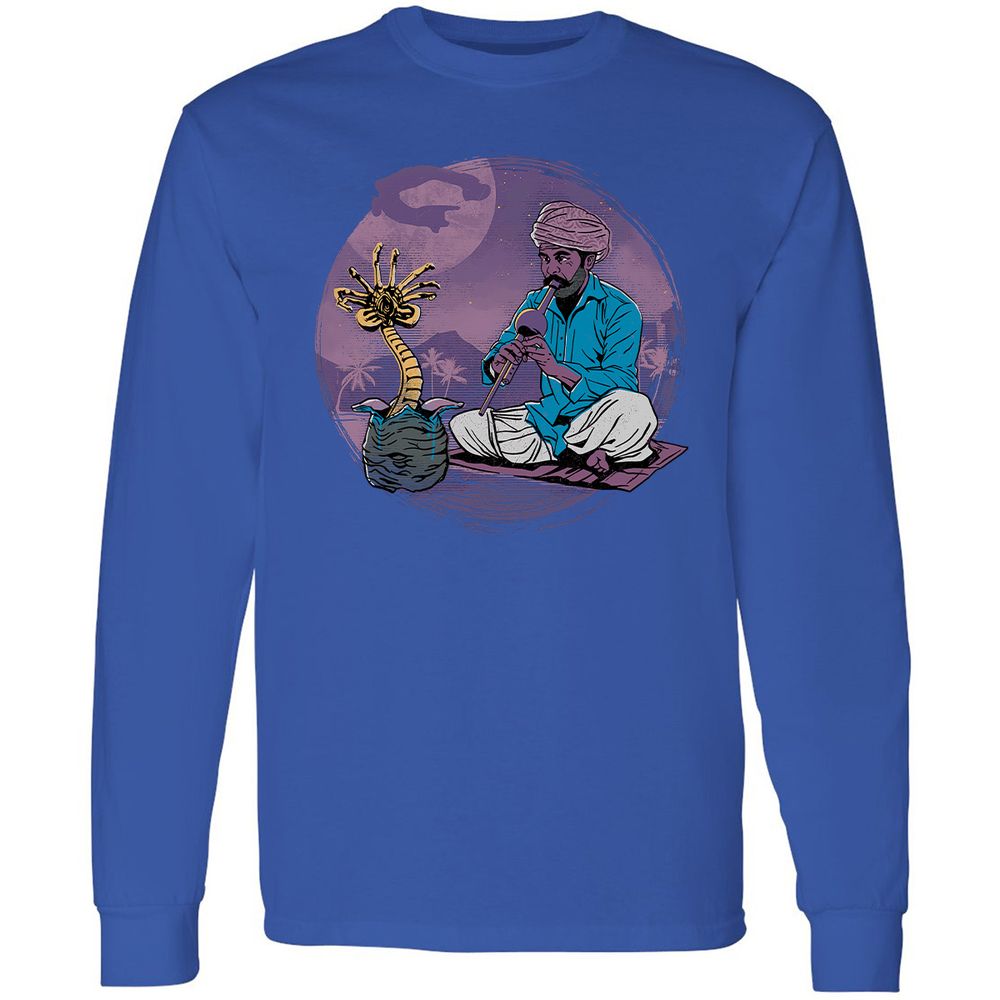 Long Sleeve T-Shirt - QK3DJ7U1 - Royal - 8