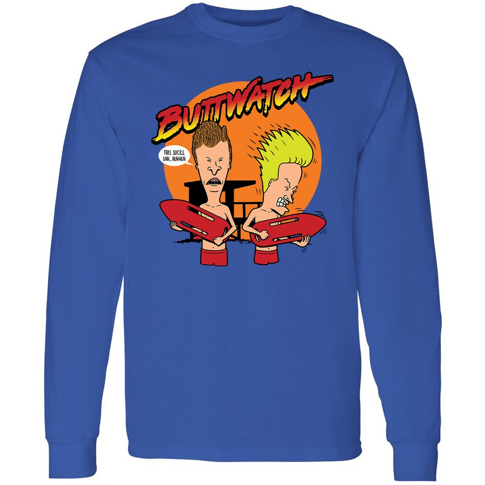 Long Sleeve T-Shirt - T4BRBJL9 - Royal - 8