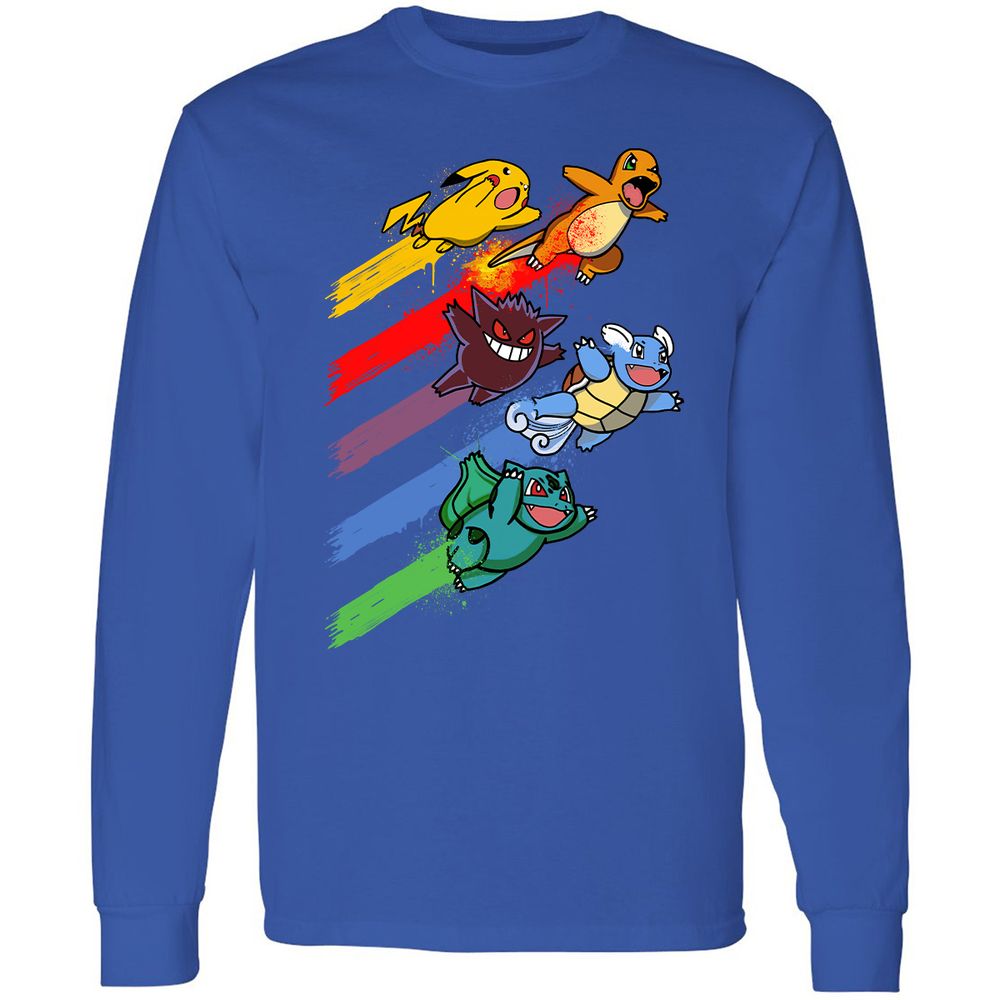 Long Sleeve T-Shirt - KMN5JGQ4 - Royal - 8