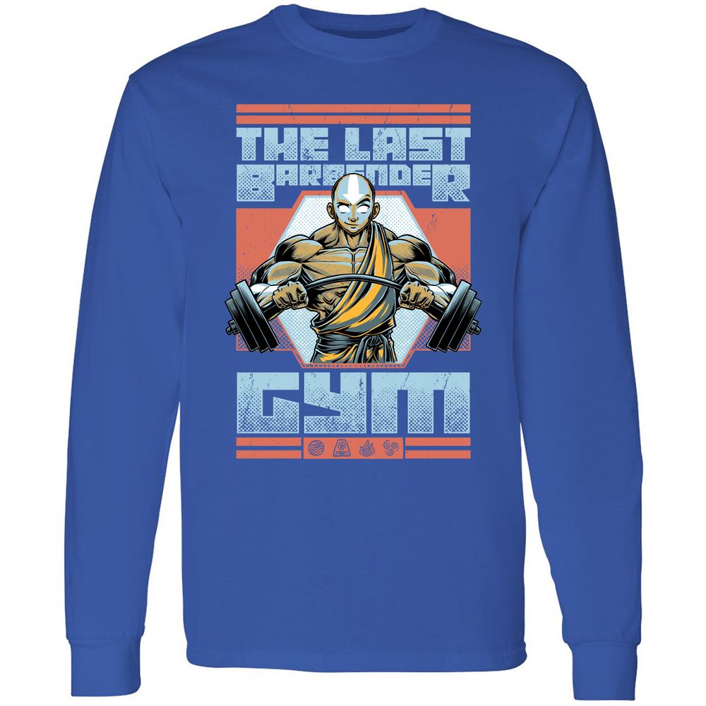 Long Sleeve T-Shirt - 6L64S9QK - Royal - 8