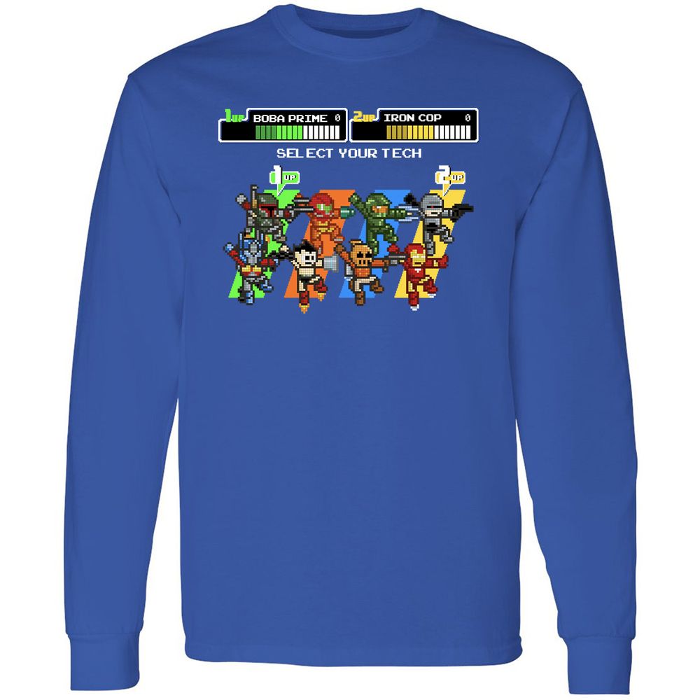 Long Sleeve T-Shirt - XS4SL3U9 - Royal - 8
