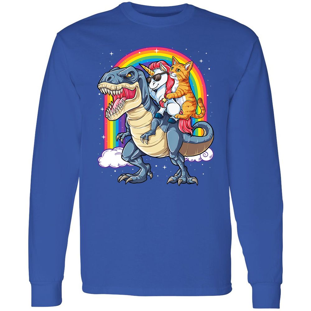 Long Sleeve T-Shirt - 2PU4YCMT - Royal - 8