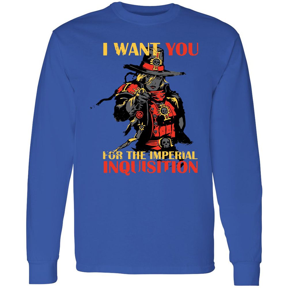 Long Sleeve T-Shirt - KCGVJYFG - Royal - 8