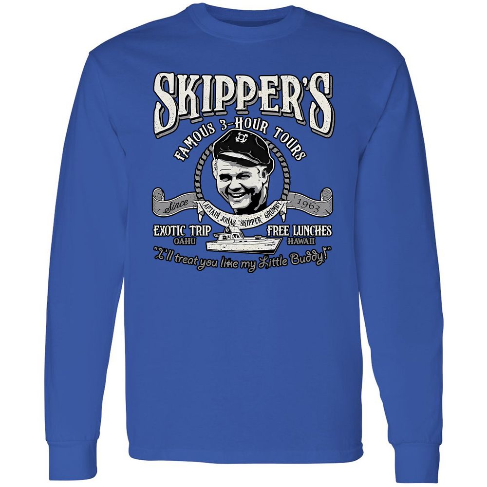 Long Sleeve T-Shirt - RVSWJZMS - Royal - 8
