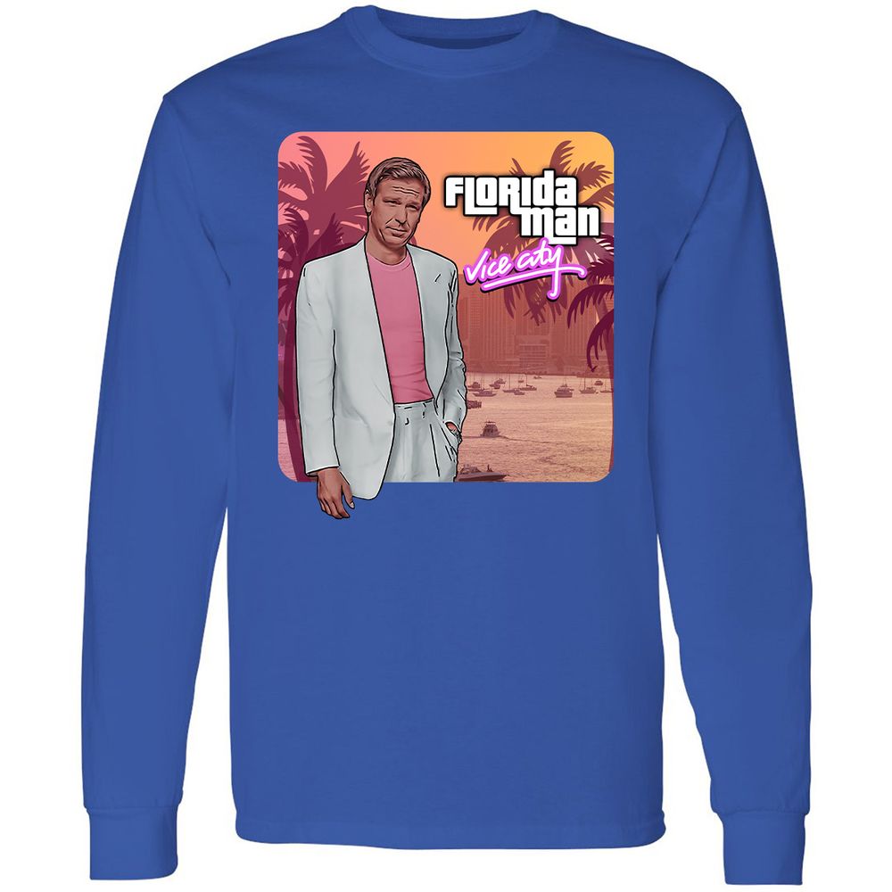 Long Sleeve T-Shirt - 96CPNVBL - Royal - 8