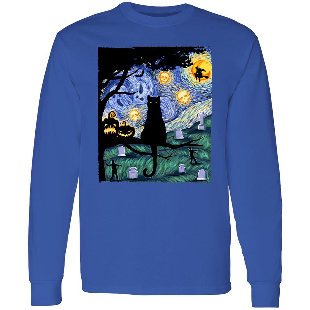 Long Sleeve T-Shirt - SJQ3LV63 - Royal - 8