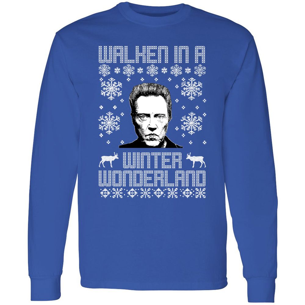 Long Sleeve T-Shirt - 9R2WHQCR - Royal - 8