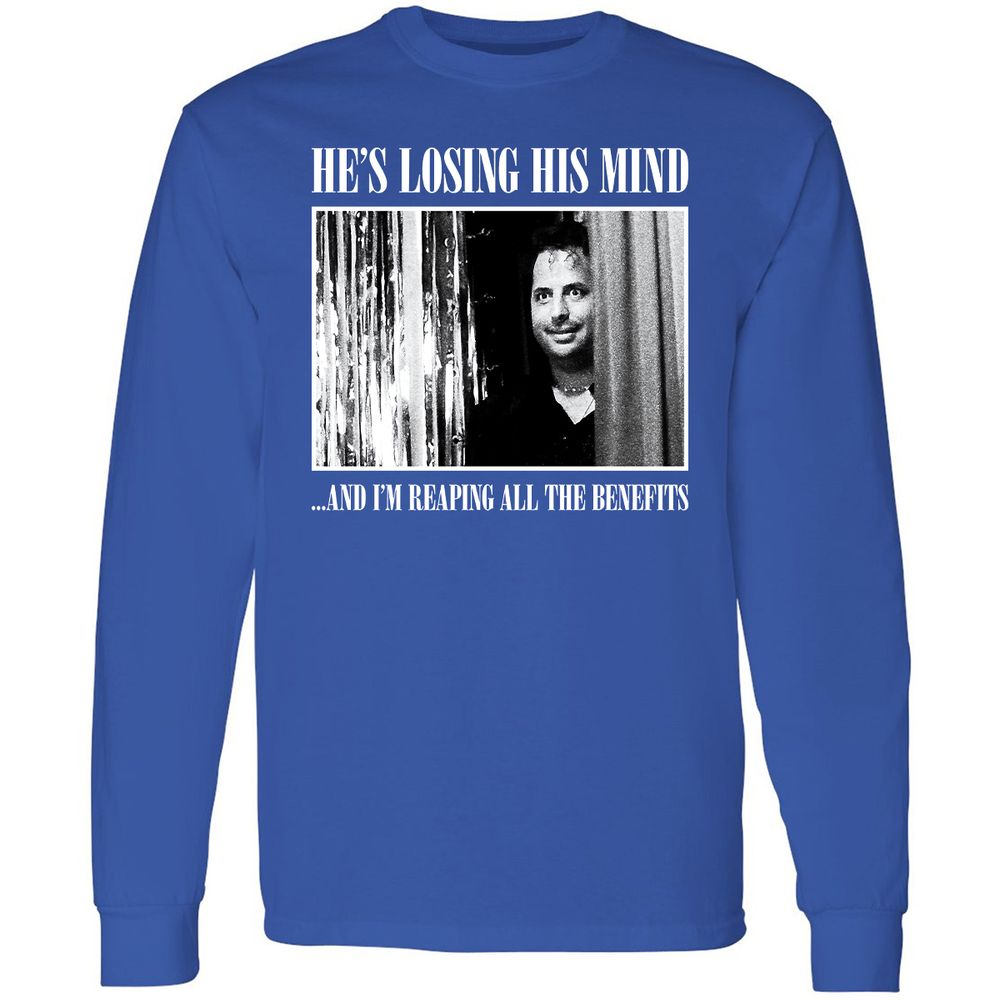 Long Sleeve T-Shirt - WU2B7Z8L - Royal - 8