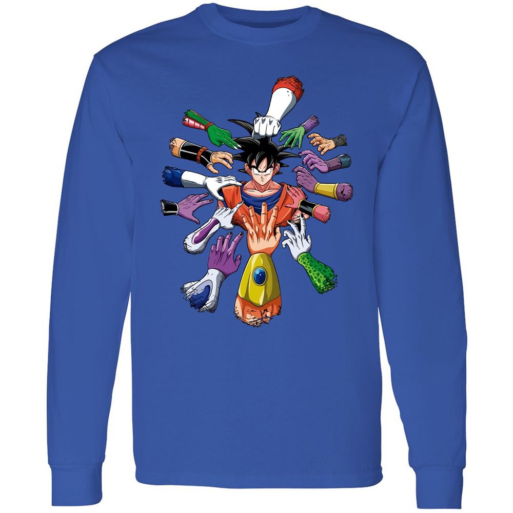 Long Sleeve T-Shirt - HCKKAJFD - Royal - 8