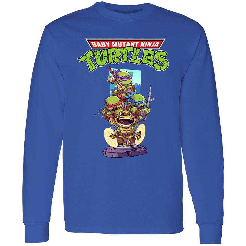 Long Sleeve T-Shirt - 67QUGFET - Royal - 8