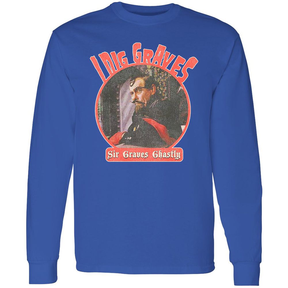 Long Sleeve T-Shirt - HJX9KPJW - Royal - 8