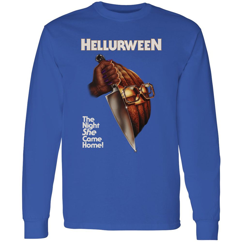 Long Sleeve T-Shirt - 8F7VSQPC - Royal - 8