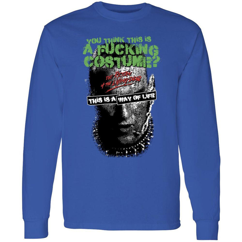Long Sleeve T-Shirt - HNT5DLNT - Royal - 8