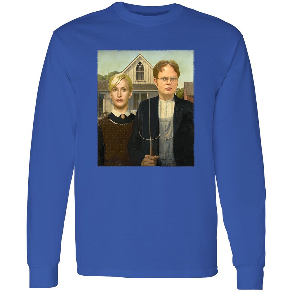 Long Sleeve T-Shirt - JJDY3QPW - Royal - 8