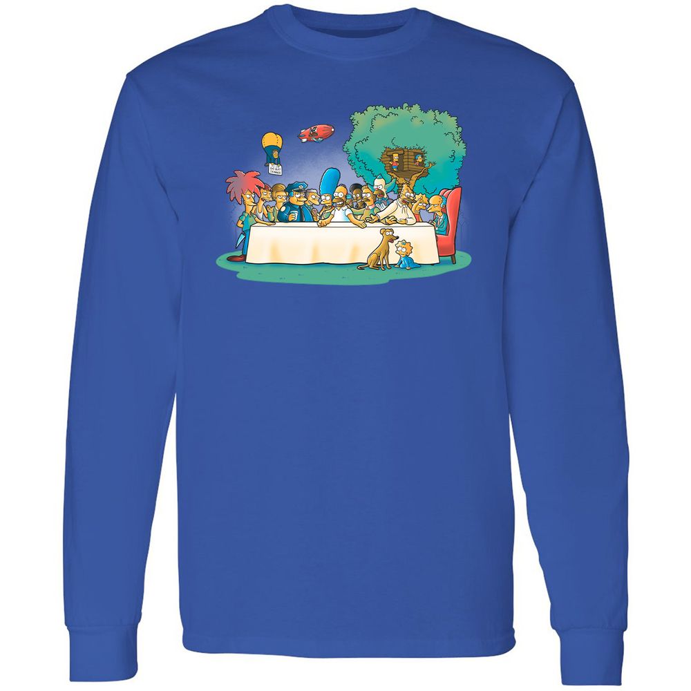 Long Sleeve T-Shirt - PMA55VB9 - Royal - 8