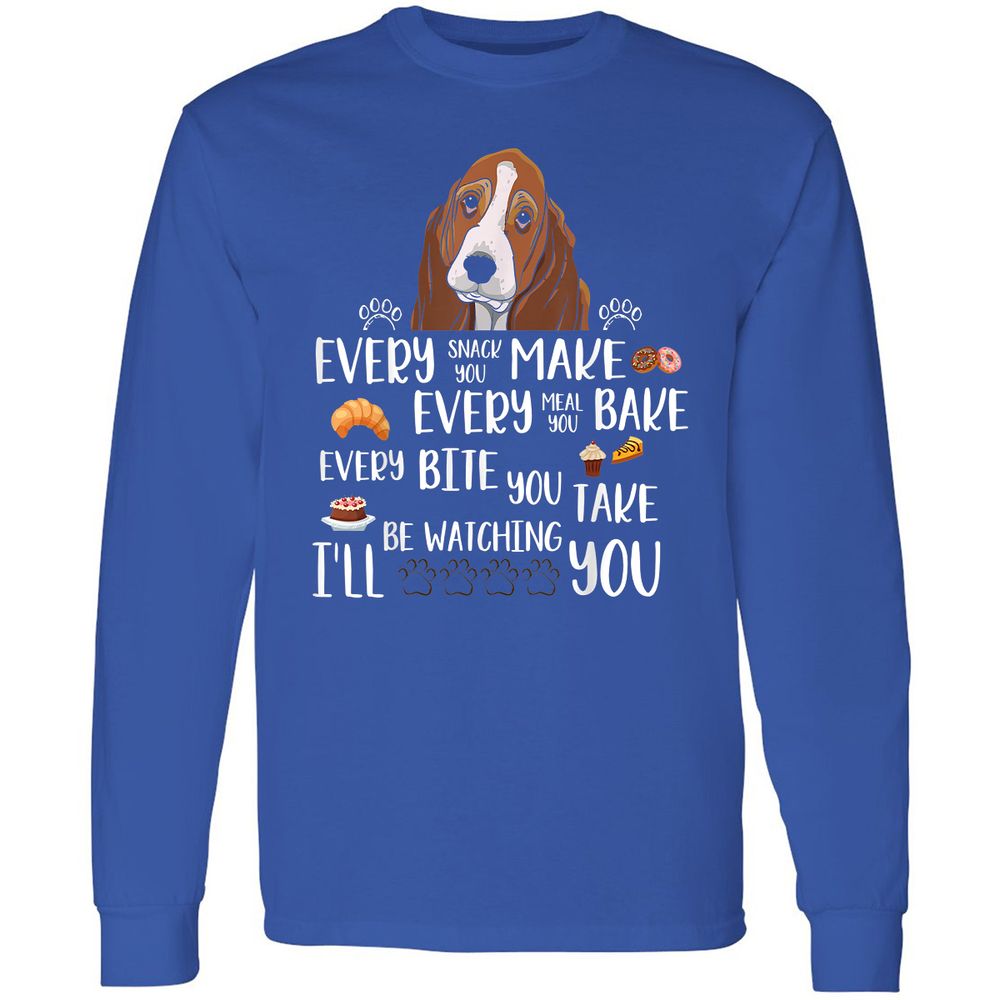 Long Sleeve T-Shirt - 6QU2GD4M - Royal - 8