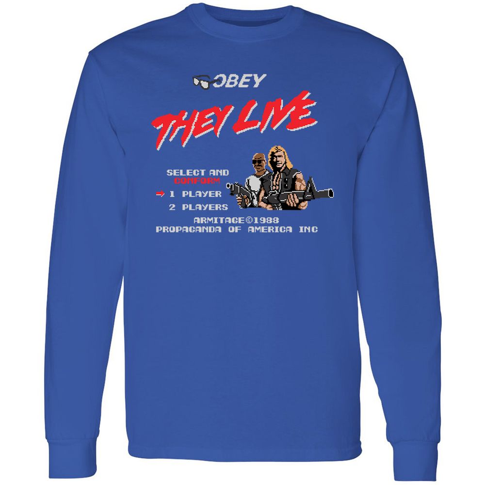 Long Sleeve T-Shirt - SHV6FXTY - Royal - 8