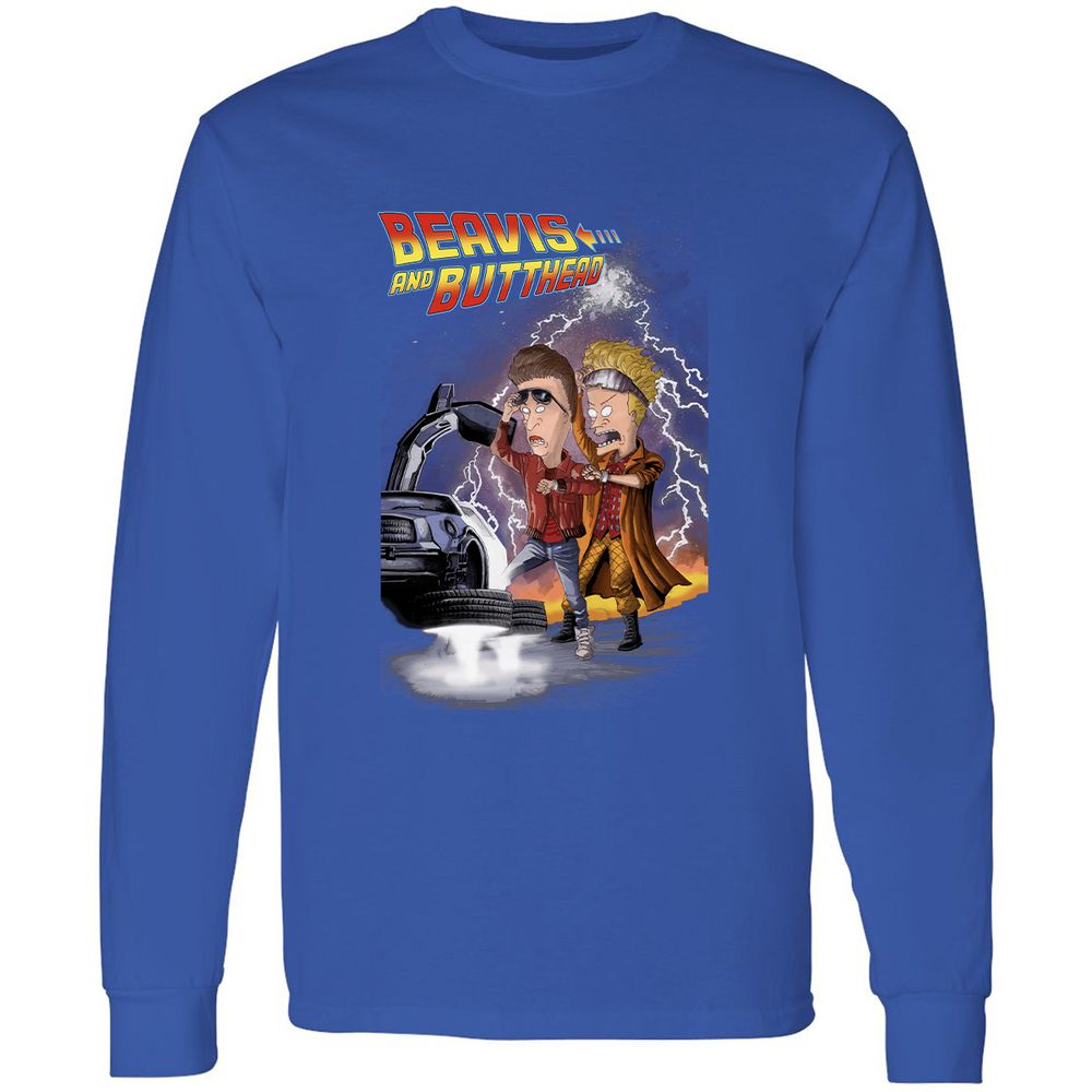 Long Sleeve T-Shirt - BJA8Y7GQ - Royal - 8