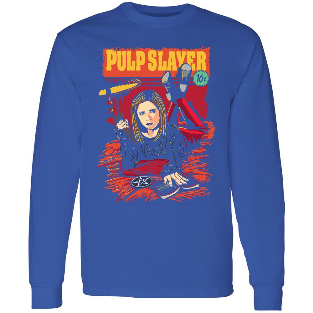 Long Sleeve T-Shirt - 2F3ERCG7 - Royal - 8