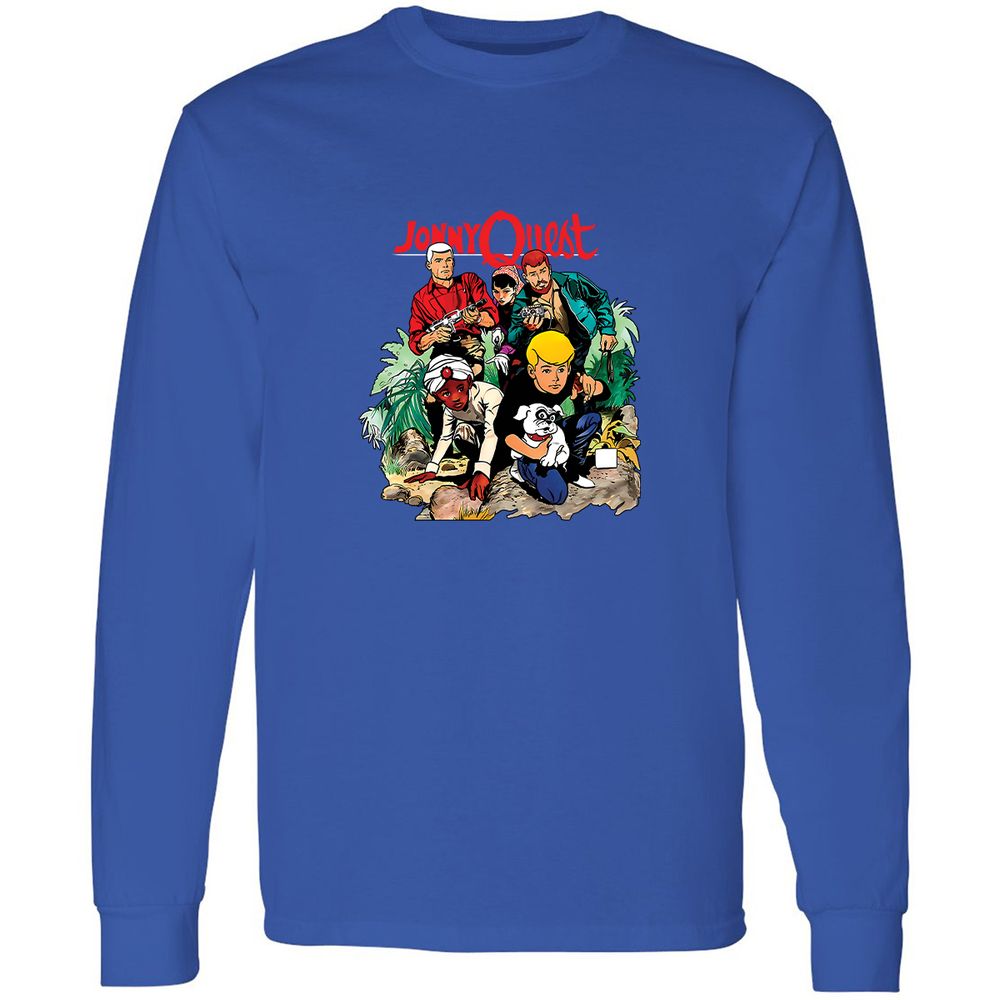 Long Sleeve T-Shirt - 7EQVG73D - Royal - 8