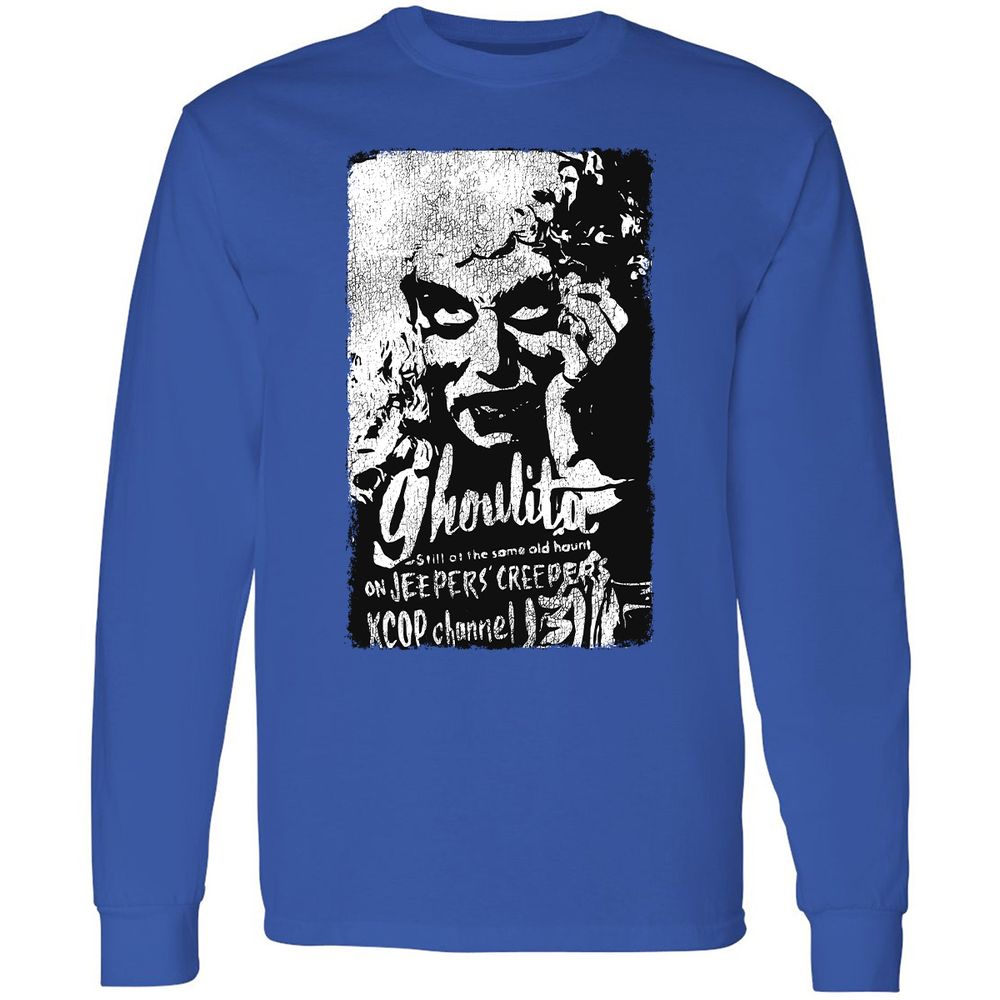 Long Sleeve T-Shirt - YVNUJGDR - Royal - 8