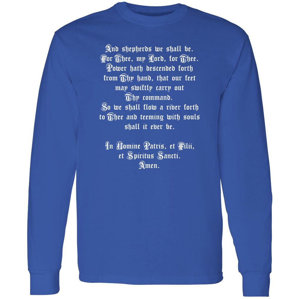 Long Sleeve T-Shirt - 56D5BQ6J - Royal - 8
