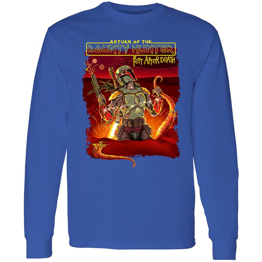 Long Sleeve T-Shirt - ZDDH9M9G - Royal - 8