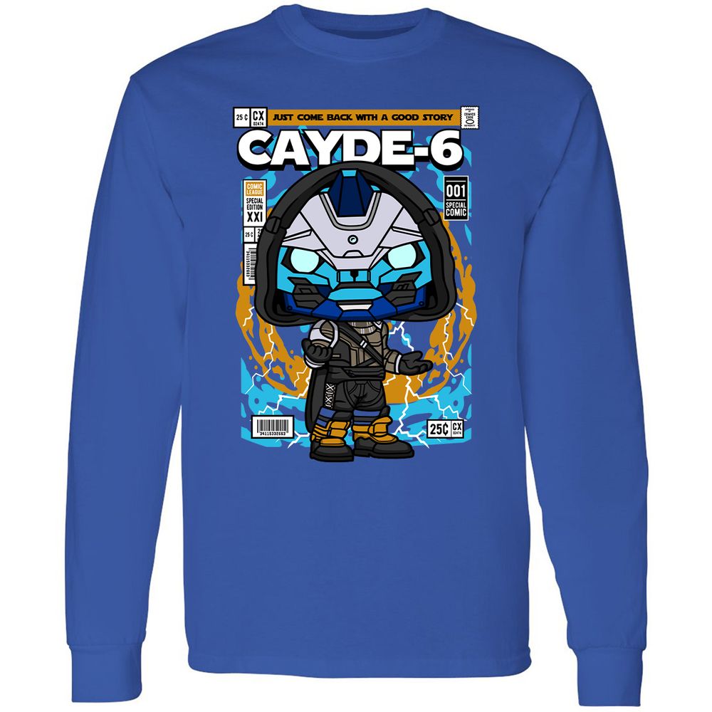 Long Sleeve T-Shirt - 84EP2FNF - Royal - 8