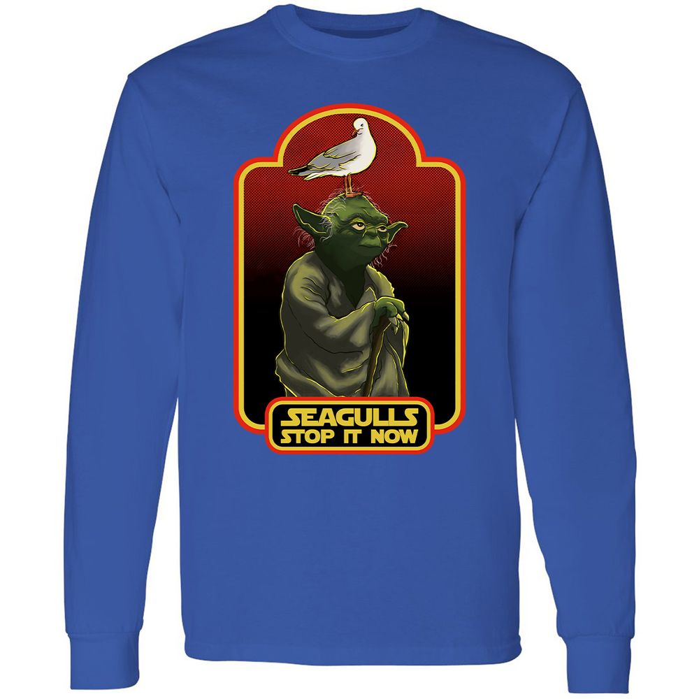 Long Sleeve T-Shirt - Y6Q43H3G - Royal - 8