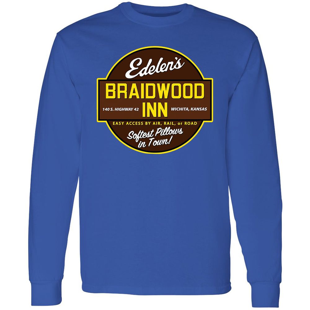 Long Sleeve T-Shirt - DZQXCUZV - Royal - 8