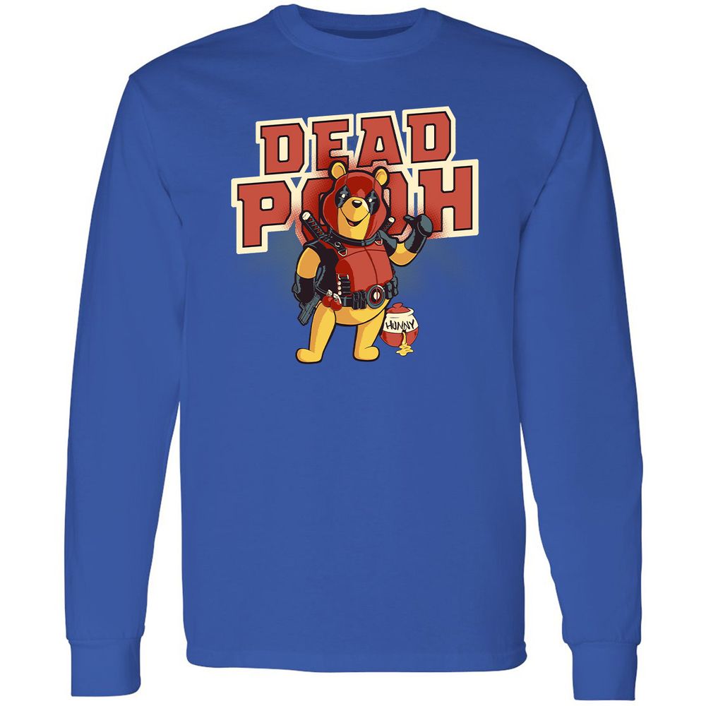 Long Sleeve T-Shirt - 6F1MWZP7 - Royal - 8