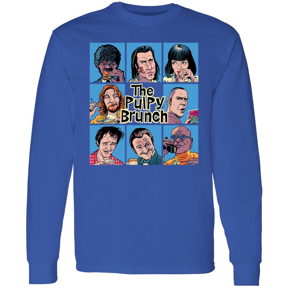 Long Sleeve T-Shirt - 777Z2SE7 - Royal - 8