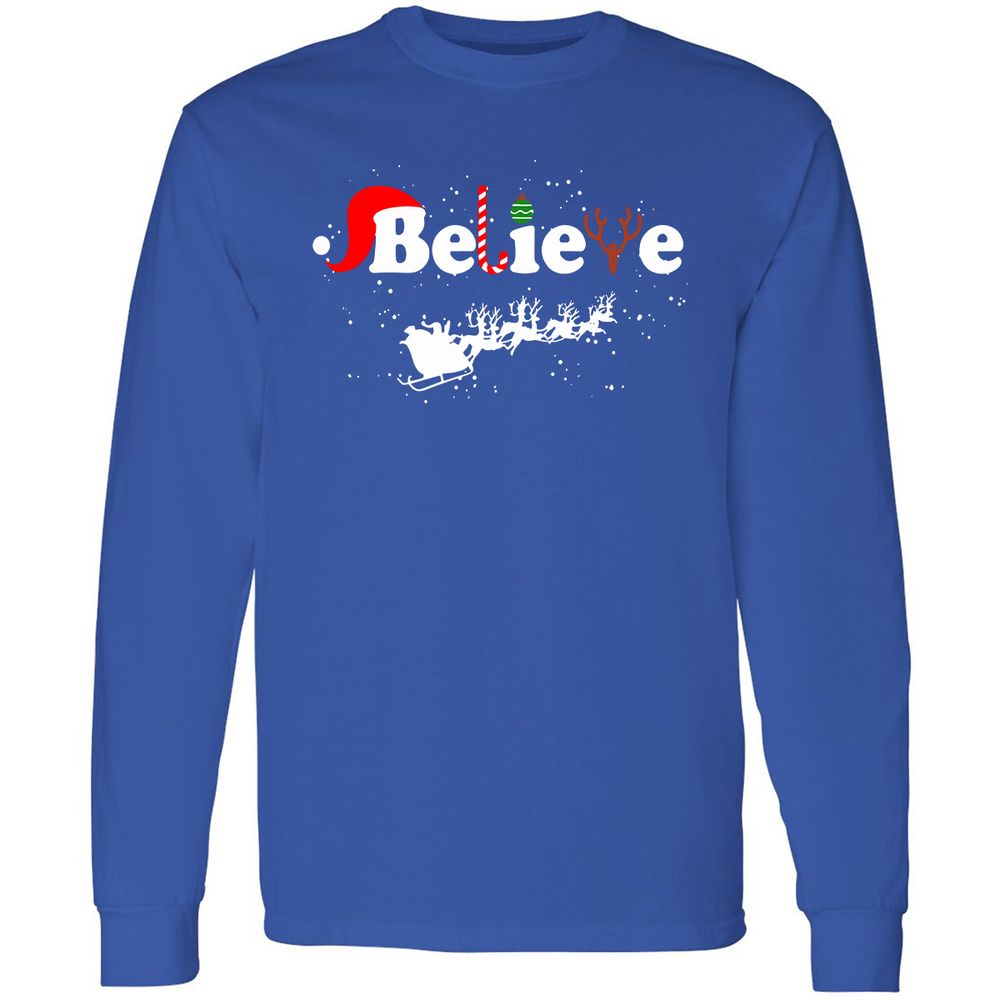 Long Sleeve T-Shirt - F346LKDV - Royal - 8